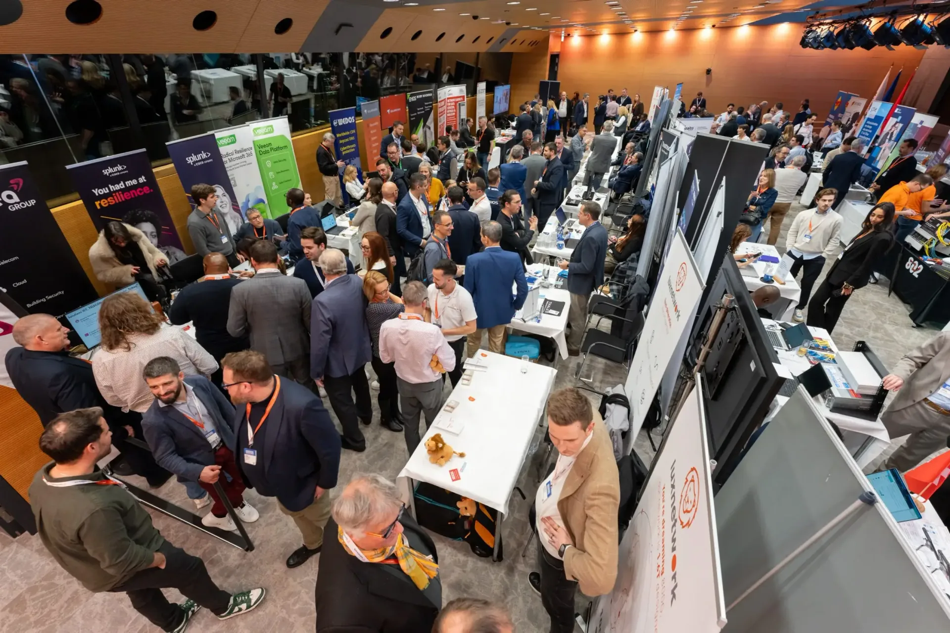 Exhibition floor - Luxembourg Internet Days 2025